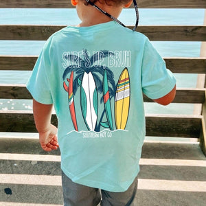(CHILL) Surf’s Up Bruh Short Sleeve Kids Tee
