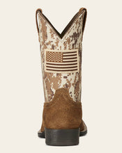Load image into Gallery viewer, Kids Patriot Antique Mocha Washed Suede/Sand Camo print
