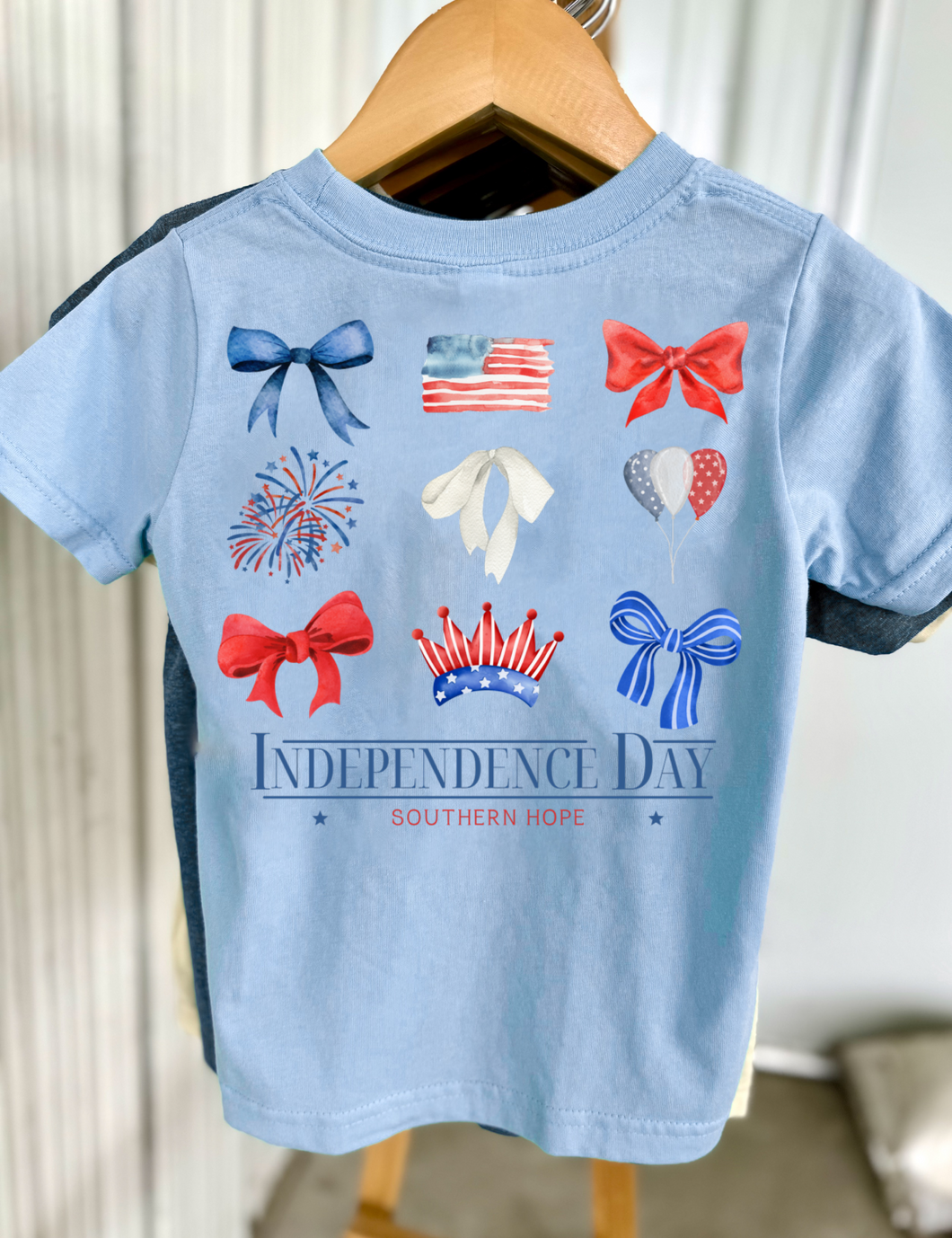 BACK YOUTH Independence Day Short Sleeve Kids Tee