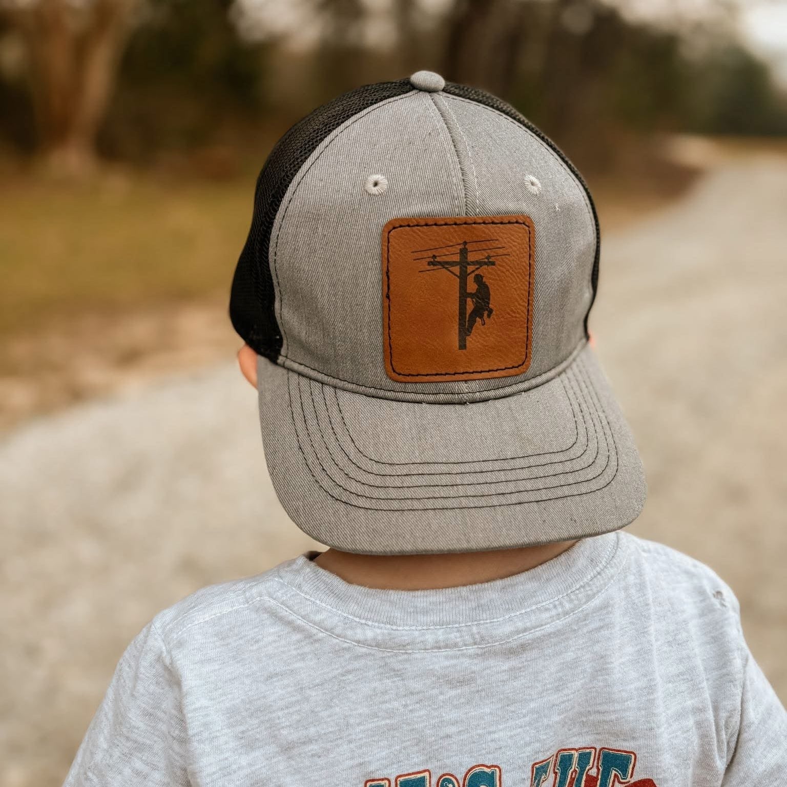 Lineman Leather Patch Kids Hat – Southern Boy Co.