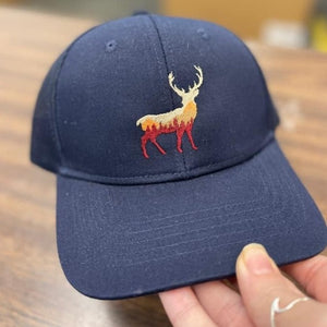 Mountain Buck (Navy) Kids Hat