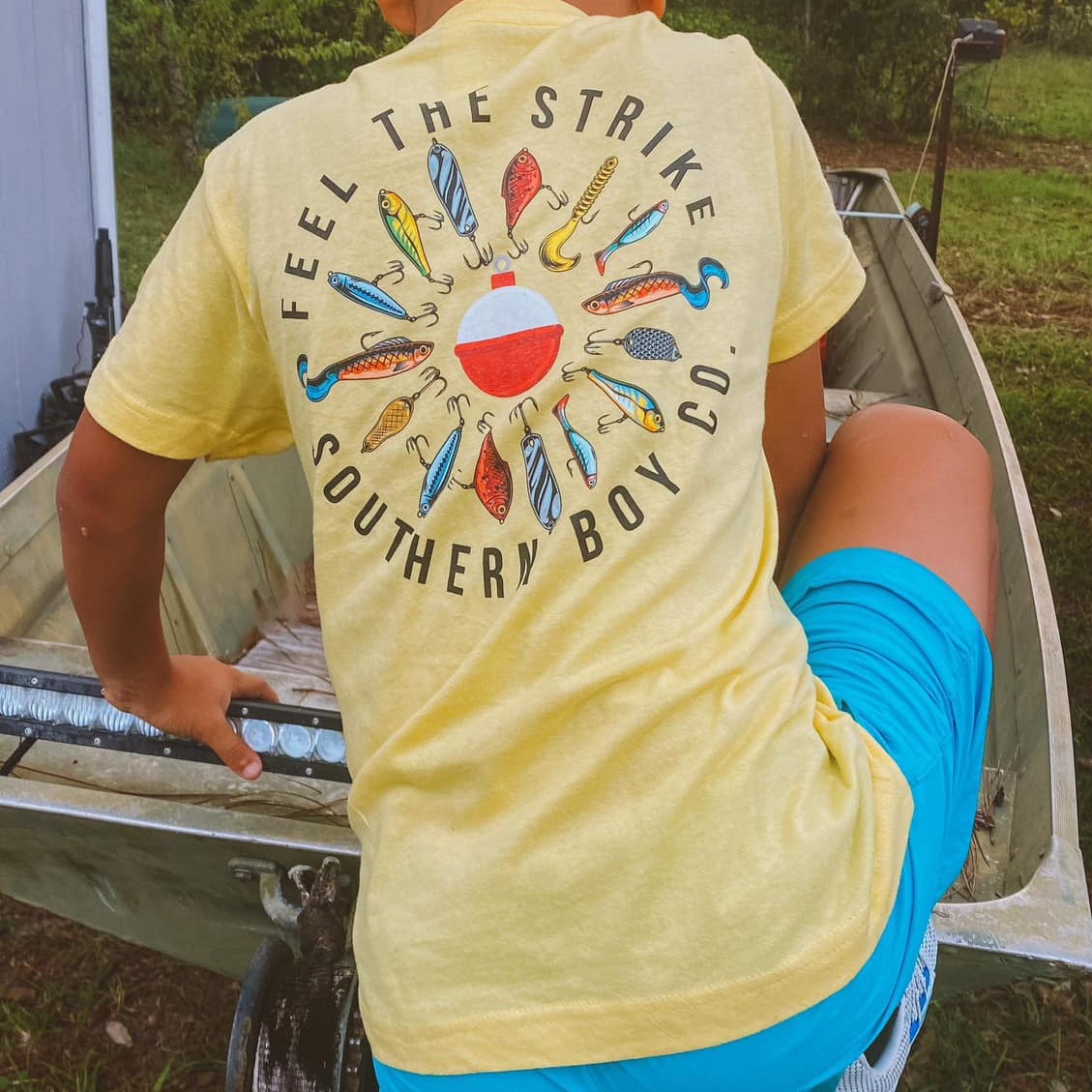 Feel The Strike Short Sleeve Kids Tee (D) Southern Boy Co.