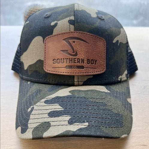 SBC Fish Logo Camo Kids Hat – Southern Boy Co.