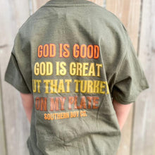 Load image into Gallery viewer, God is Good, God is Great Short Sleeve Kids Tee
