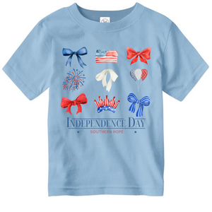 FRONT YOUTH Independence Day Short Sleeve Kids Tee