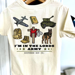 BOYS I’m in The Lords Army Short Sleeve Kids Tee
