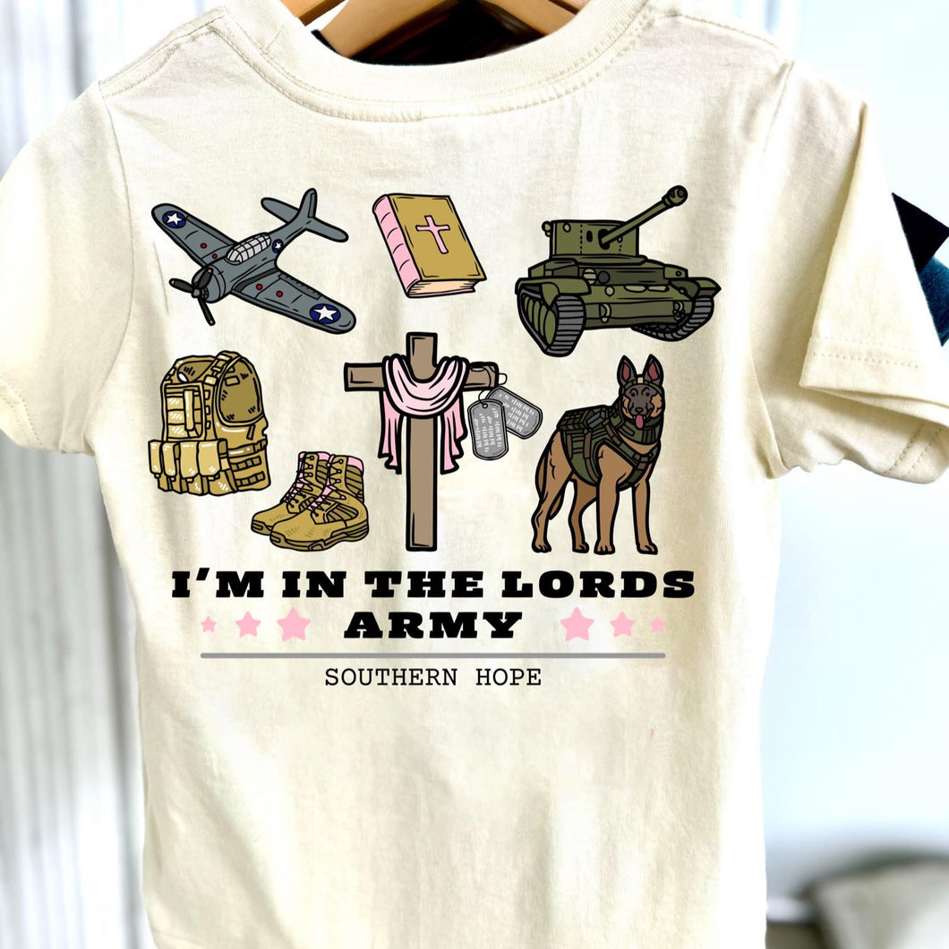 GIRLS I’m in The Lords Army Short Sleeve Kids Tee