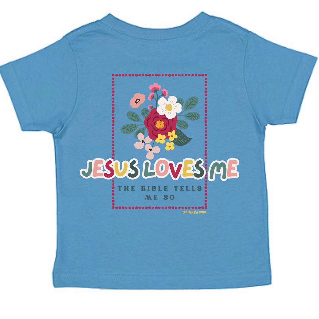 (Tradewind) Jesus Loves Me Short Sleeve Kids Tee