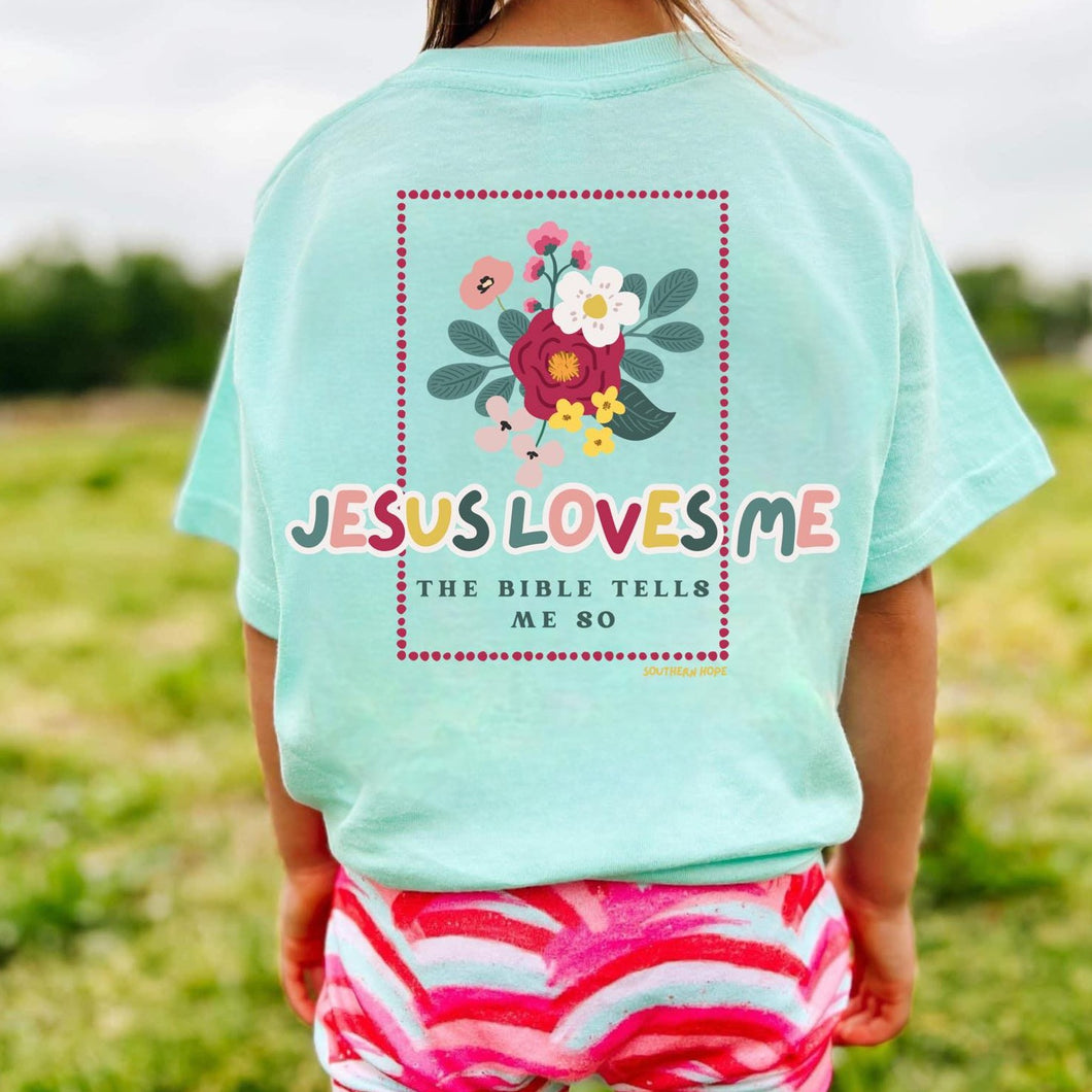 (CHILL) Jesus Loves Me Short Sleeve Kids Tee