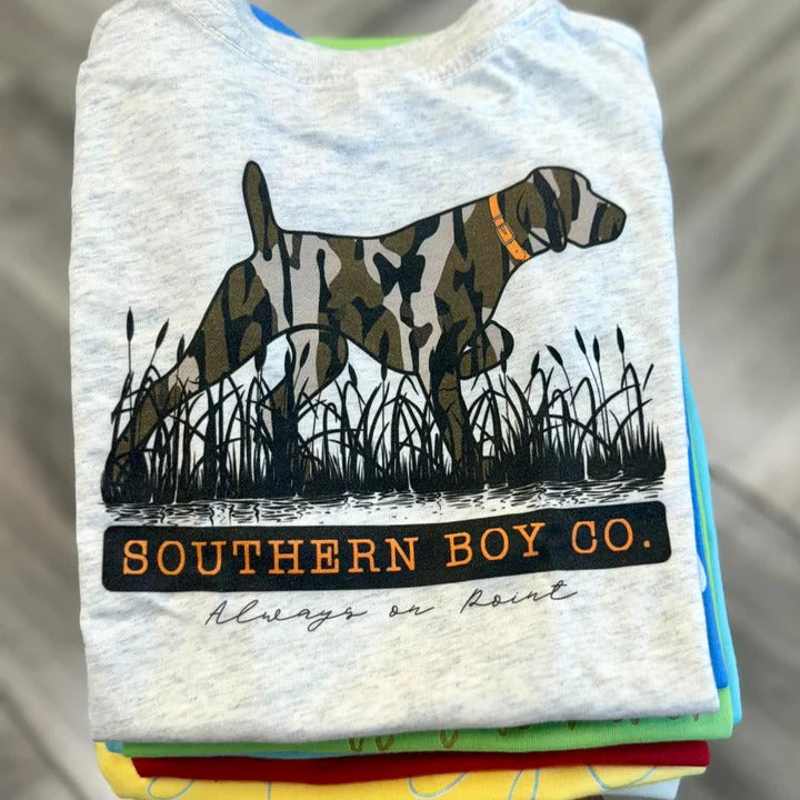 Camo Pointer Boy's Long Sleeve Shirt