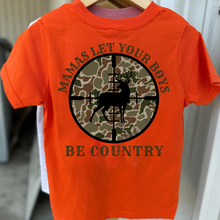 Load image into Gallery viewer, ORANGE Boys Be Country Short Sleeve Kids Tee
