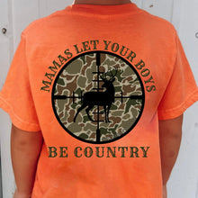 Load image into Gallery viewer, ORANGE Boys Be Country Short Sleeve Kids Tee
