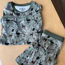 Load image into Gallery viewer, Deer Hunting Bamboo Two Piece Pajamas
