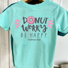Load image into Gallery viewer, Donut Worry Short Sleeve Girls Tee
