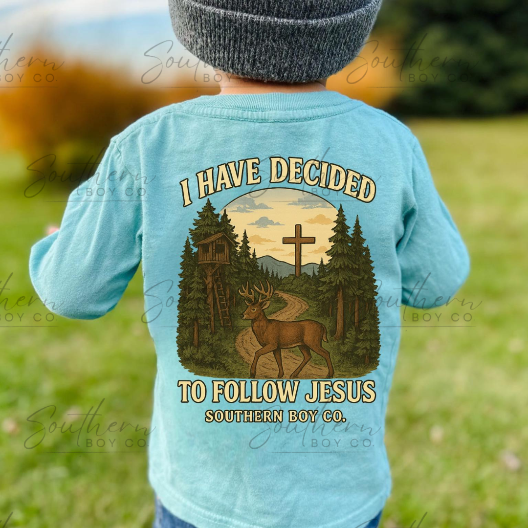 I Have Decided Boy’s Long Sleeve Shirt