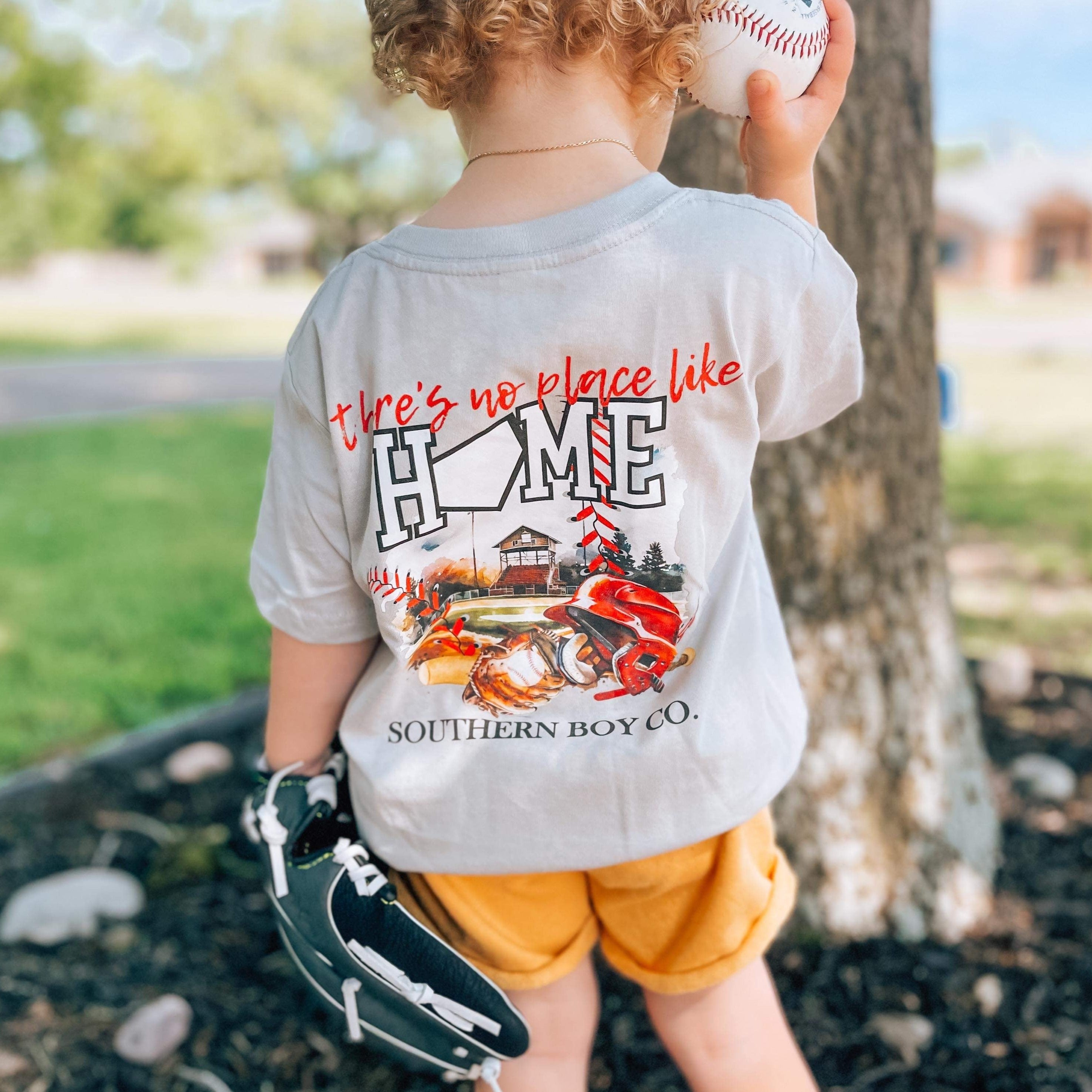 There's No Place Like Home Boy's Short Sleeve Shirt – Southern Boy Co.