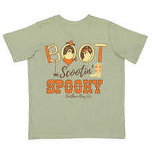 Load image into Gallery viewer, Boot Scootin’ Spooky Short Sleeve Kids Tee

