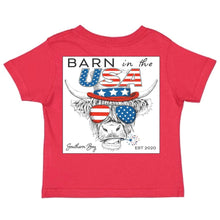 Load image into Gallery viewer, Barn in the USA Short Sleeve Kids Tee
