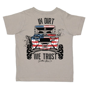 In Dirt We Trust (USA Buggy) Short Sleeve Kids Tee