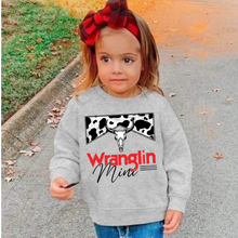 Load image into Gallery viewer, Wranglin Mini Girls Sweatshirt
