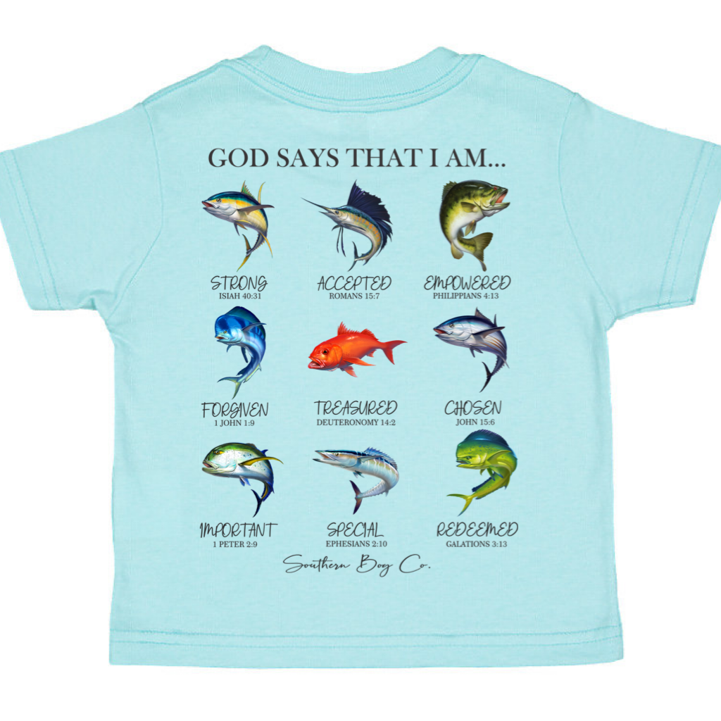 God Says I Am T-shirt, Christian Shirts For Kids, Hunting Fishing Shirt For  Boys, Bible Verse Shirt For Kids, Backwoods Boy, Hunting Season