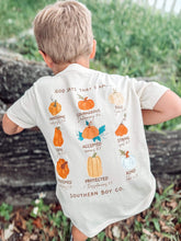 Load image into Gallery viewer, (Pumpkins) God Says That I Am Short Sleeve Kids Tee
