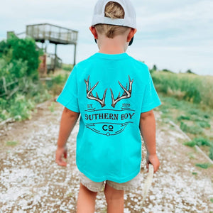 Deer Antlers Short Sleeve Kids Tee