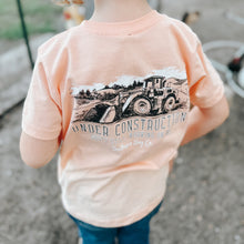 Load image into Gallery viewer, (Peachy) Under Construction Short Sleeve Kids Tee
