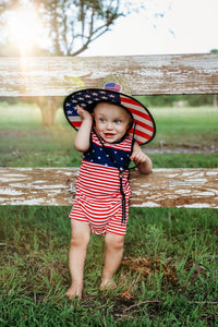 SBC Patriotic Straw Kids Hat