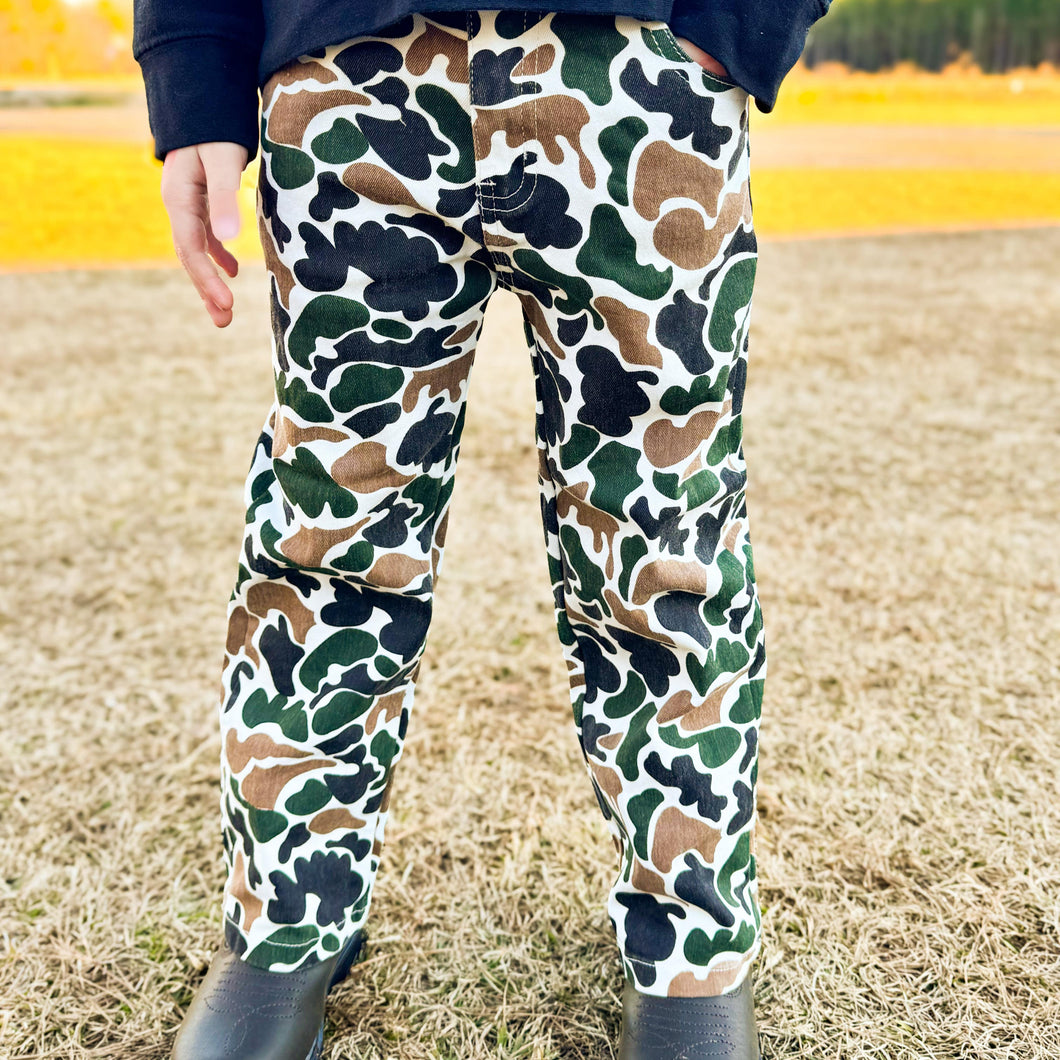 Youth Camouflage Jeans