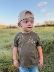 KIDS Short Camo Hunt Patch Tee