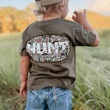 Load image into Gallery viewer, KIDS Short Camo Hunt Patch Tee
