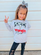 Load image into Gallery viewer, Wranglin Mini Girls Sweatshirt
