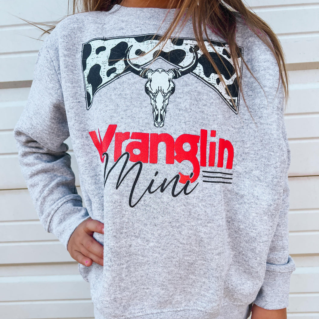 Wranglin Mini Girls Sweatshirt