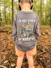 Load image into Gallery viewer, LONG Not Scared of Monsters Boys Tee
