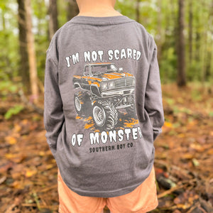 LONG Not Scared of Monsters Boys Tee