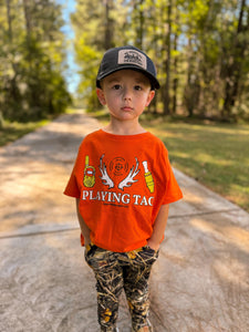 Playing Tag Short Sleeve Kids Tee