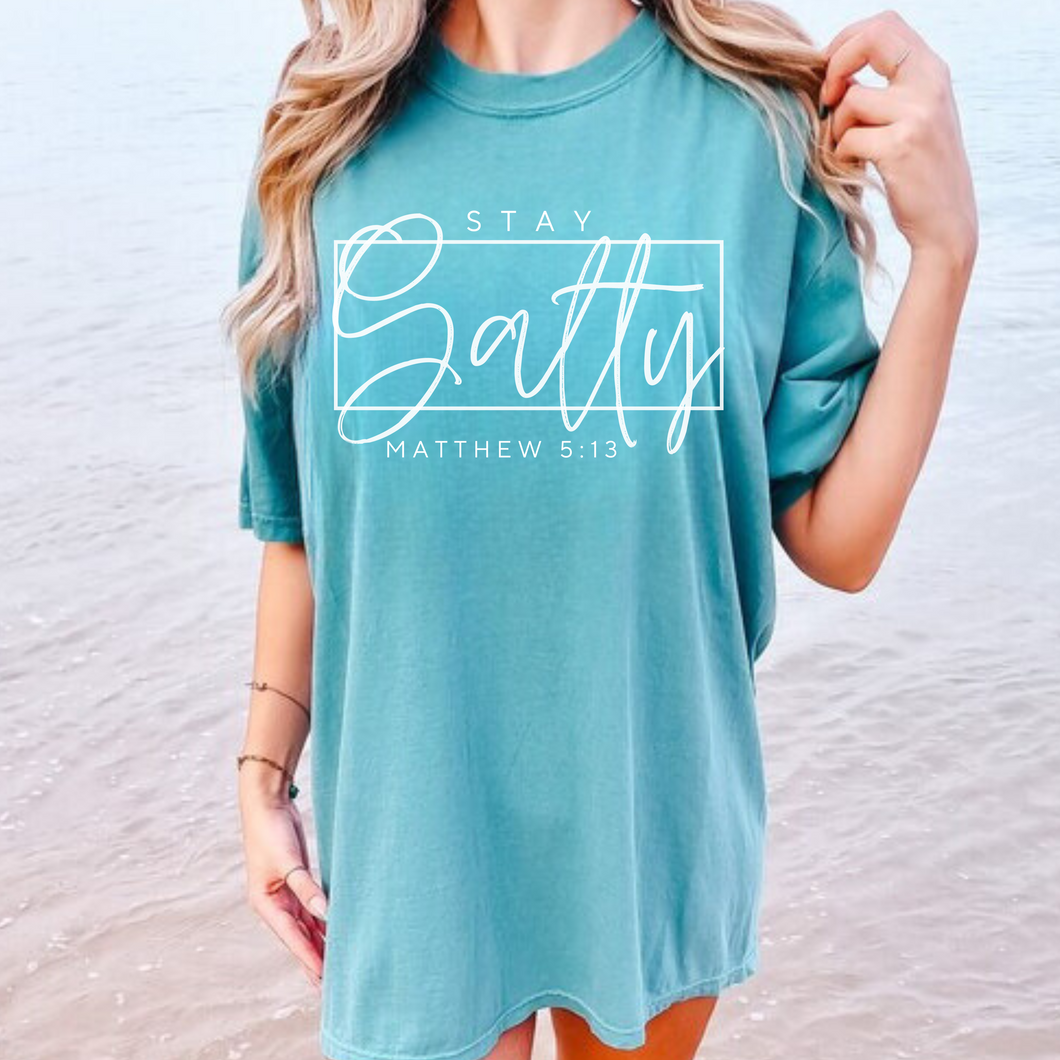 SEAFOAM Stay Salty Short Sleeve Adult Tee