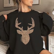 Load image into Gallery viewer, (Adult) Leopard Deer Head Adult Sweatshirt
