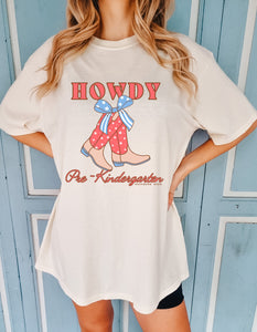 ADULT Howdy Grade Level (Front Design) Short Sleeve Adult Tee