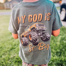 Load image into Gallery viewer, My God is so Big (Truck) Short Sleeve Kids Tee
