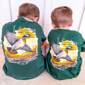 Duck When I Rise Short Sleeve Kids Tee