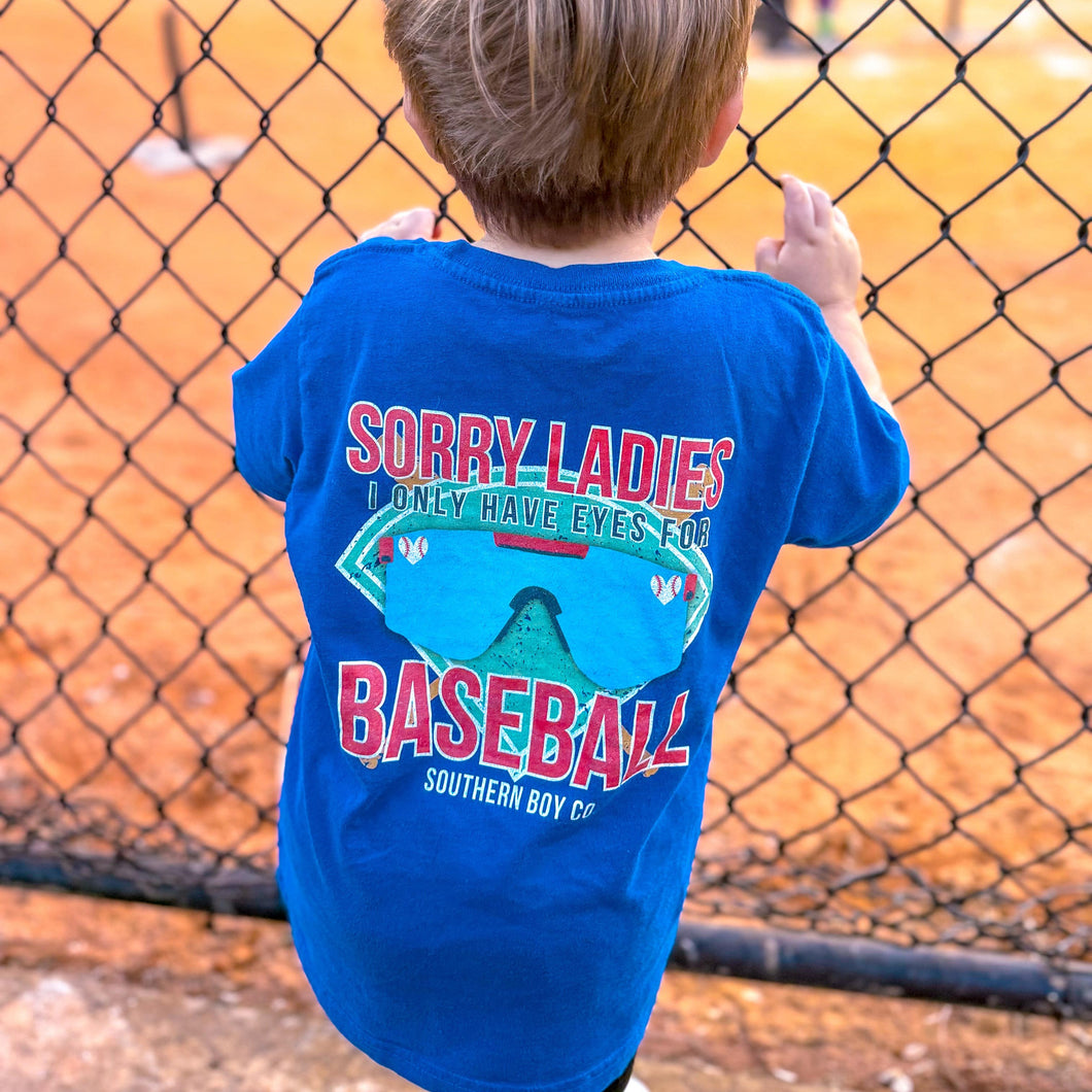 (SHORT) Only Have Eyes For Baseball Short Sleeve Kids Tee