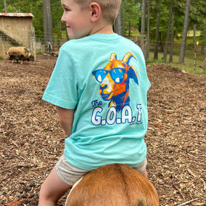 The G.O.A.T. Short Sleeve Kids Tee