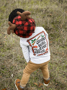 Jingle Bells LONG Sleeve Kids Tee