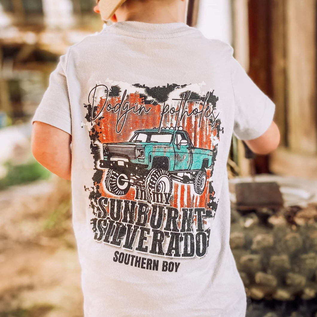 Dodging Potholes Short Sleeve Kids Tee