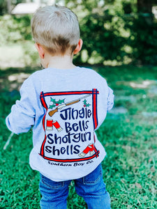 Jingle Bells LONG Sleeve Kids Tee