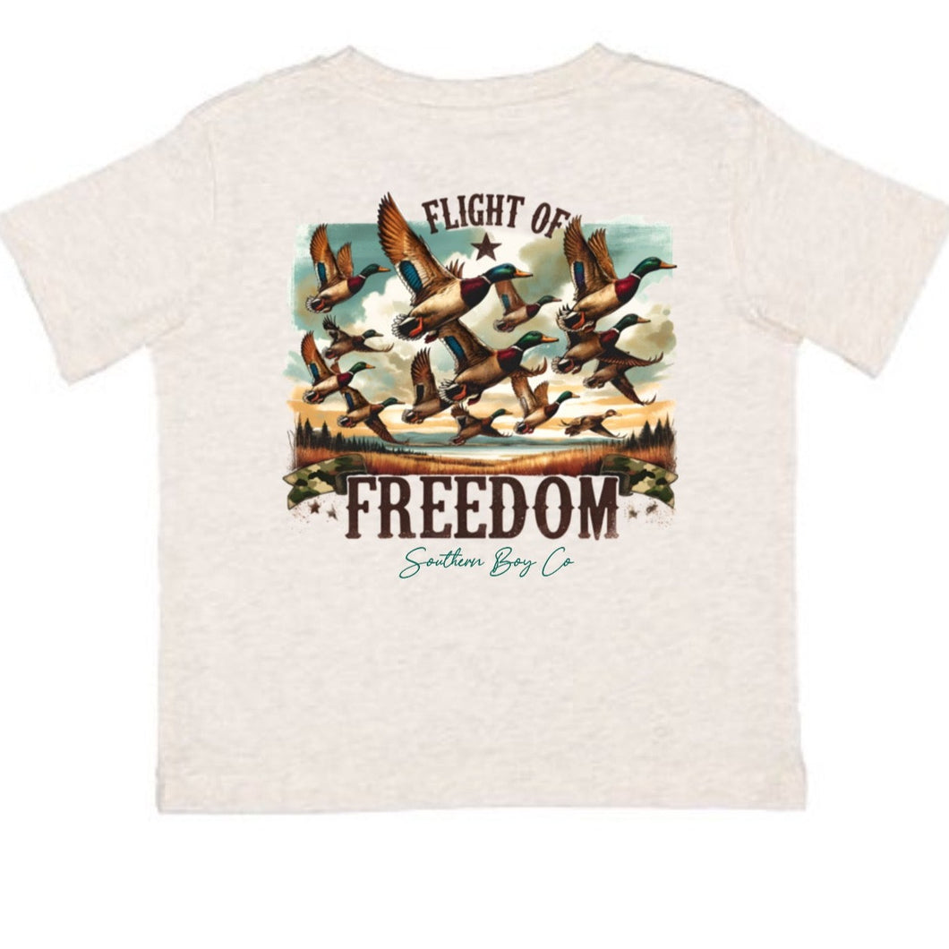 (SHORT) Flight Of Freedom Short Sleeve Kids Tee