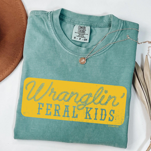 LIGHT GREEN Feral Kids Short Sleeve Adult Tee