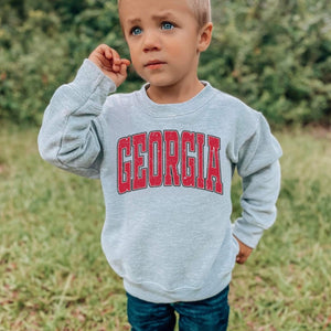 (KIDS) GEORGIA Kids Fleece Sweatshirt